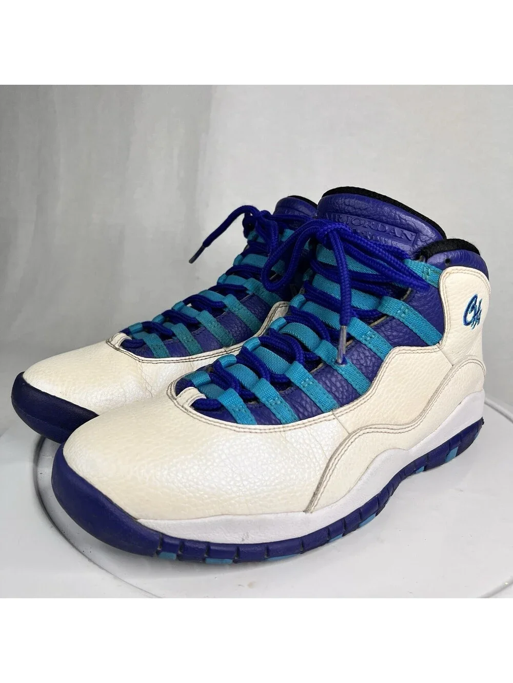 Air Jordan 10 Retro Charlotte Hornets EXCELLENT PREOWNED Men’s 8.5